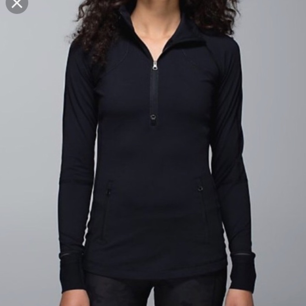 Lululemon Half Zip Jacket. Size 6. Black